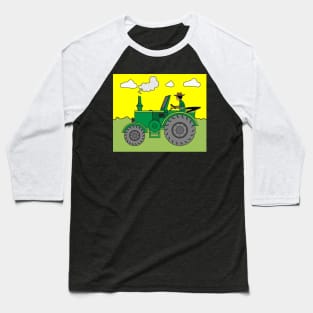 Tractor Trecker Farmer Vice Baseball T-Shirt